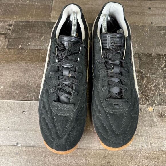 Puma Mens Size 9.5 Avanti Street Snealers Black White Football Inspired Design - Picture 3 of 9